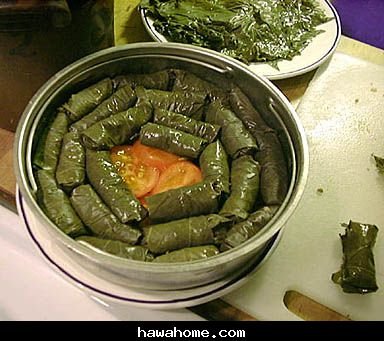 طرق تقديم محشى ورق العنب بالصور الأطباق الرئيسية أخوات طريق الإسلام