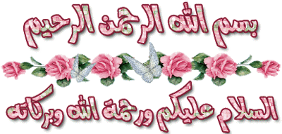 السلام عليكم ورحمة الله وبركاته