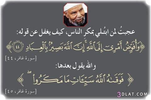 وافوض امري الى الله ان الله بصير بالعباد سورة
